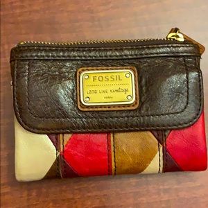 Fossil leather wallet